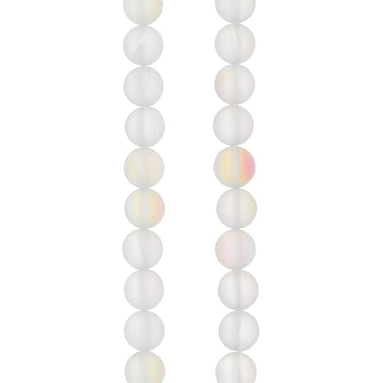 Rainbow Glass Round Beads, 8mm by Bead Landing&#x2122;